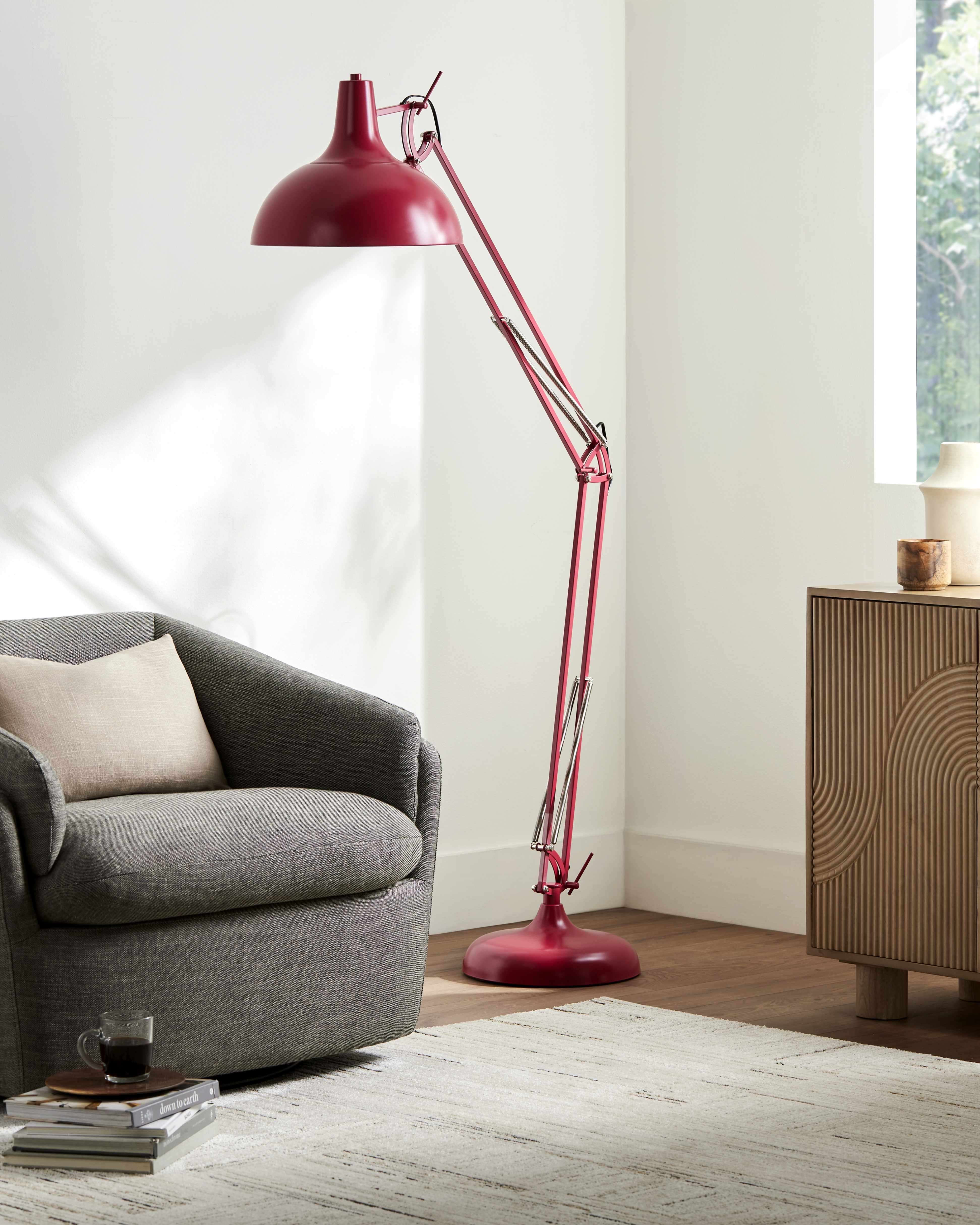 Indergarh Red Floor Lamp-0