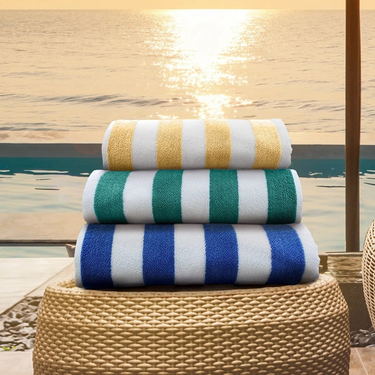 GOC Collection Cabana Pool Towels 6 PK-4