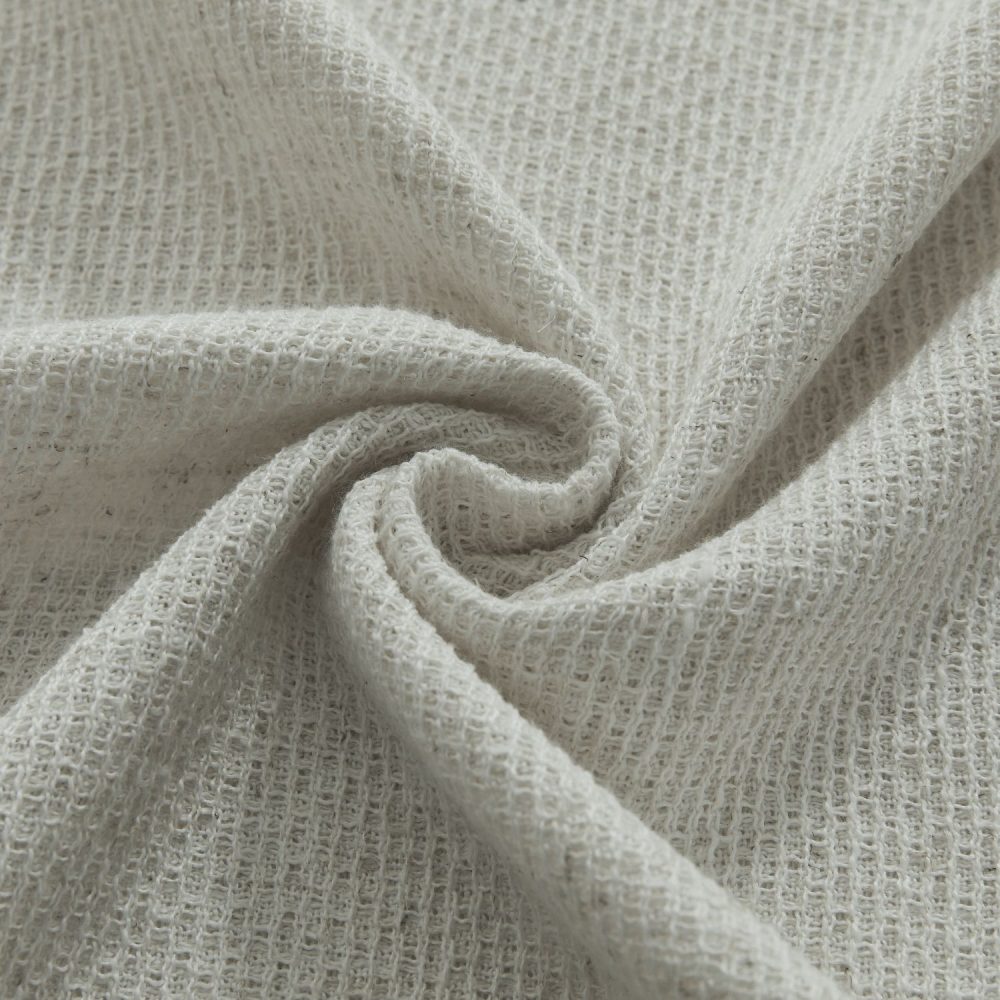Carl Soft Linen Blend Crochet Textured Curtains