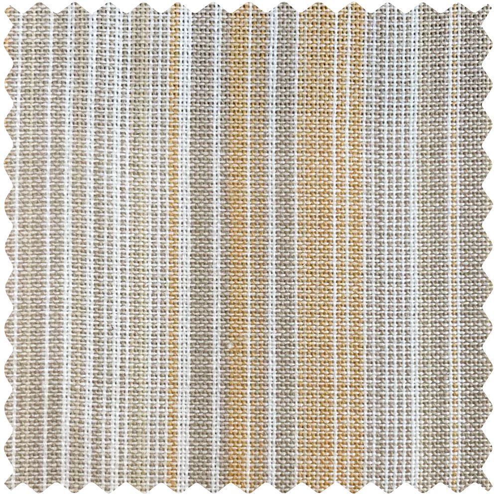 Casey Light Striped Cotton Custom Curtains