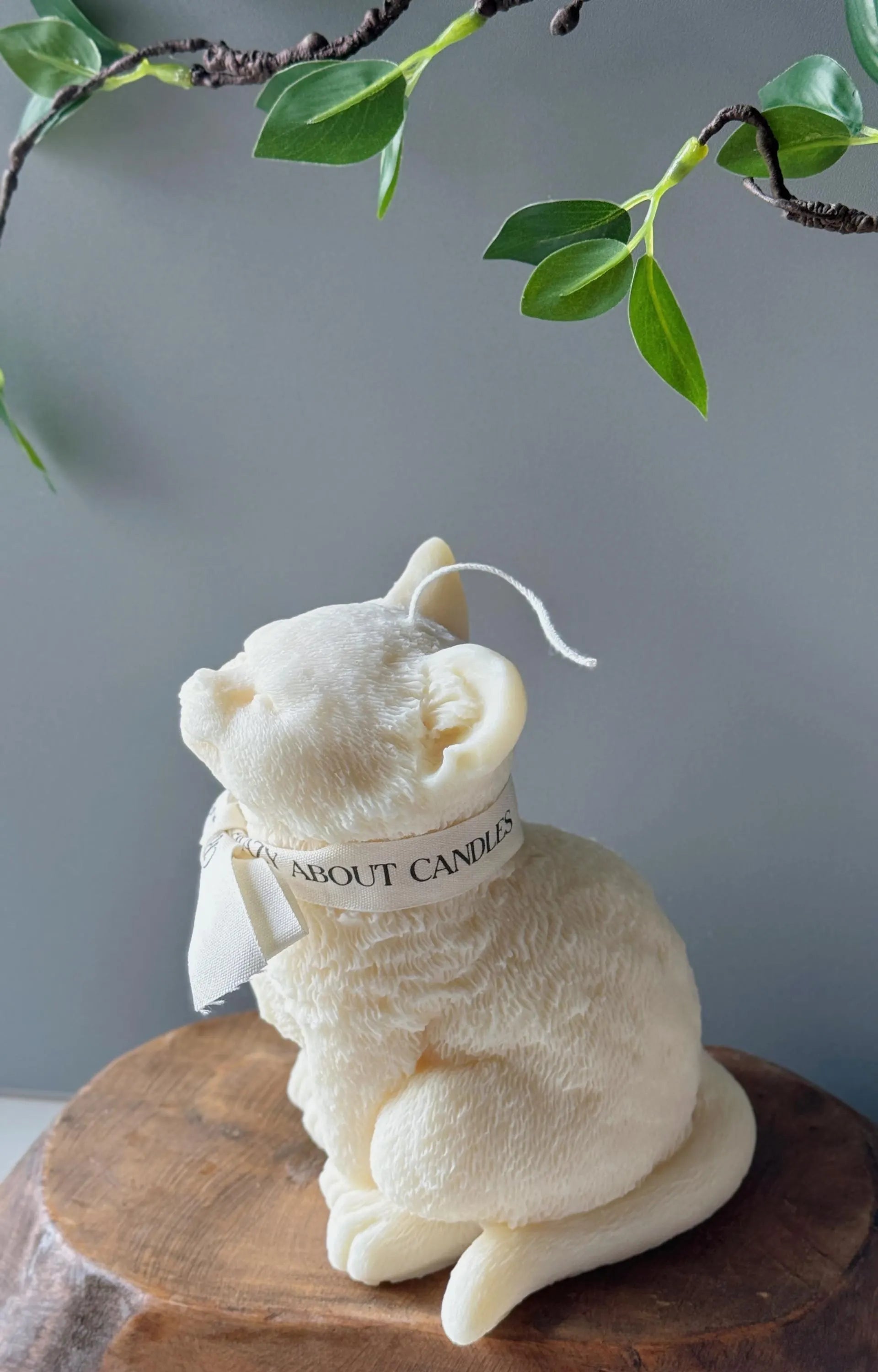 Cat Candle Large • Sculpture Soy Wax Candle • Gift Idea-1