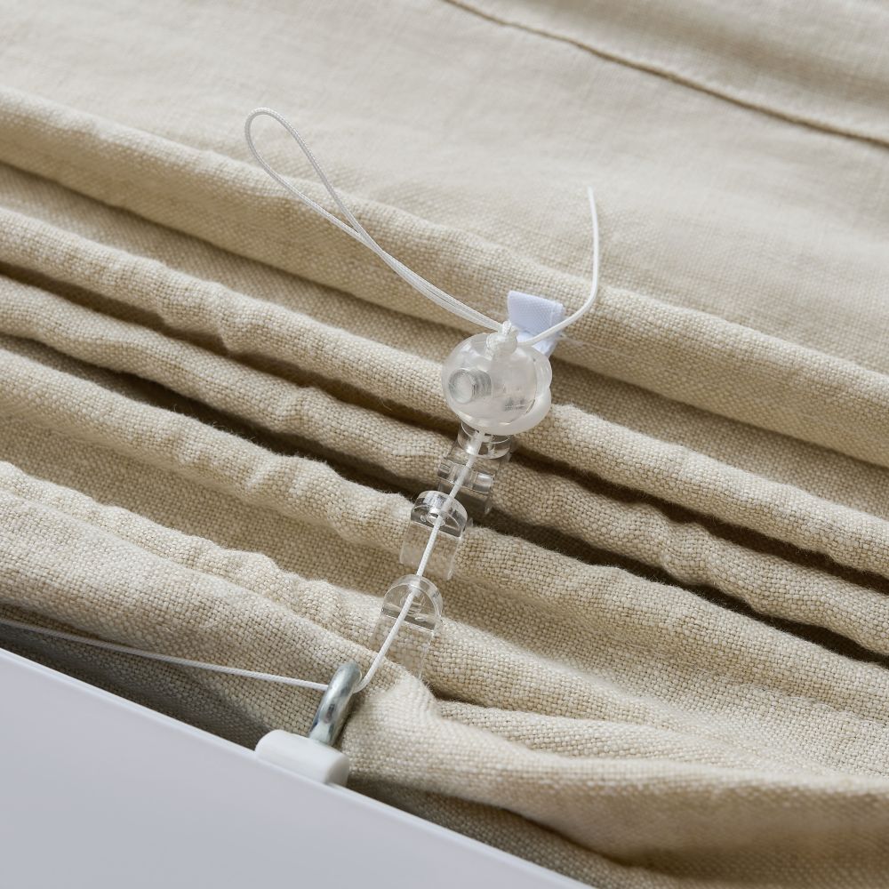 Cecilia Pure Linen Roman Shade