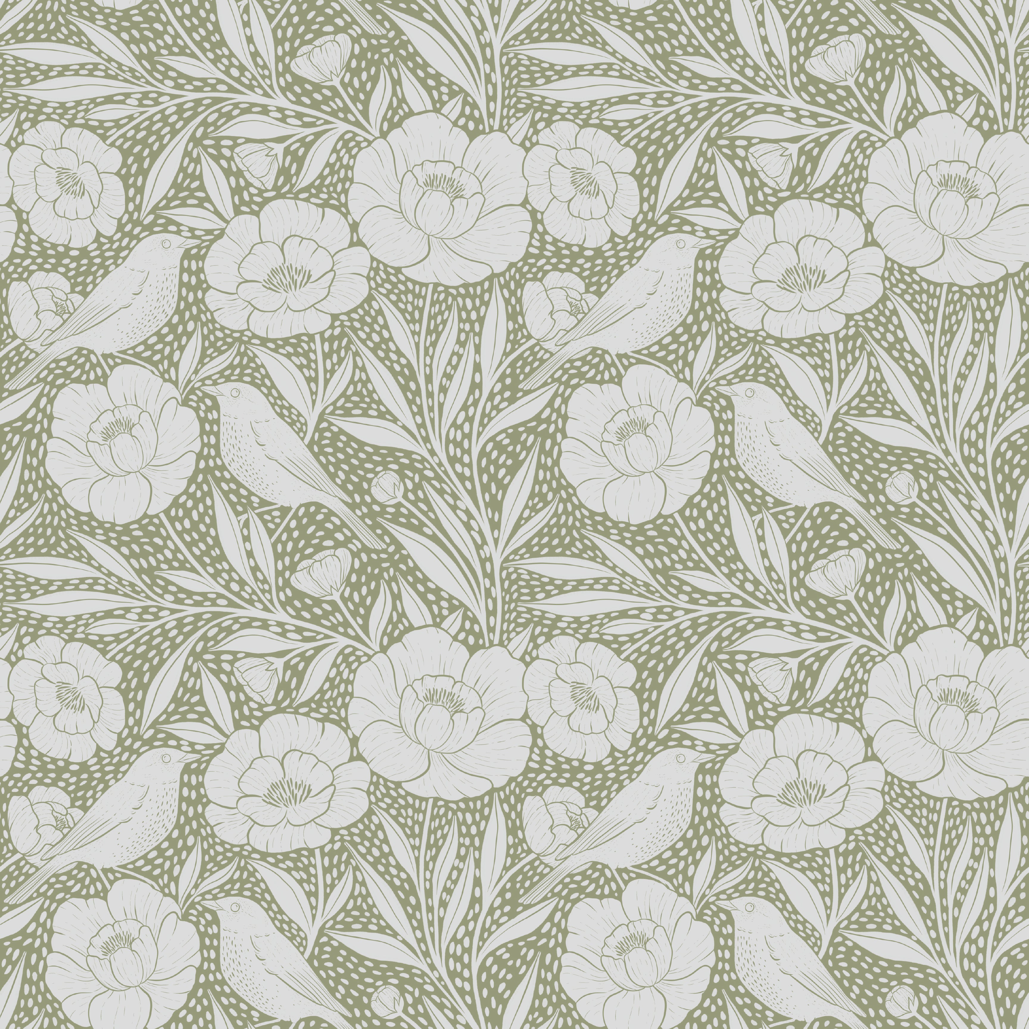 Charlene Wallpaper by Claire's Creative Forest