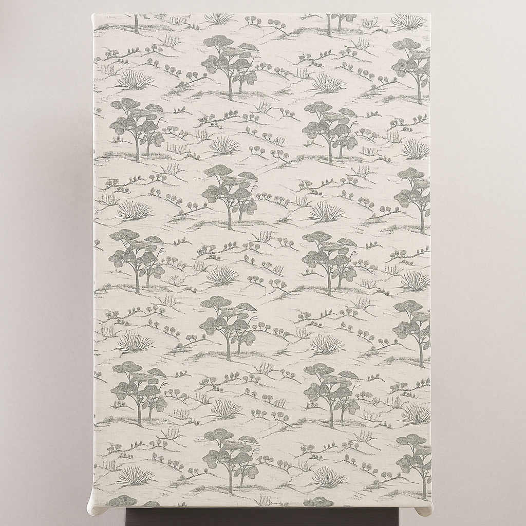 Organic Linen Tablecloth – Rustic Toile Design – 5 Colours – Rectangular, Square & Round Sizes-1