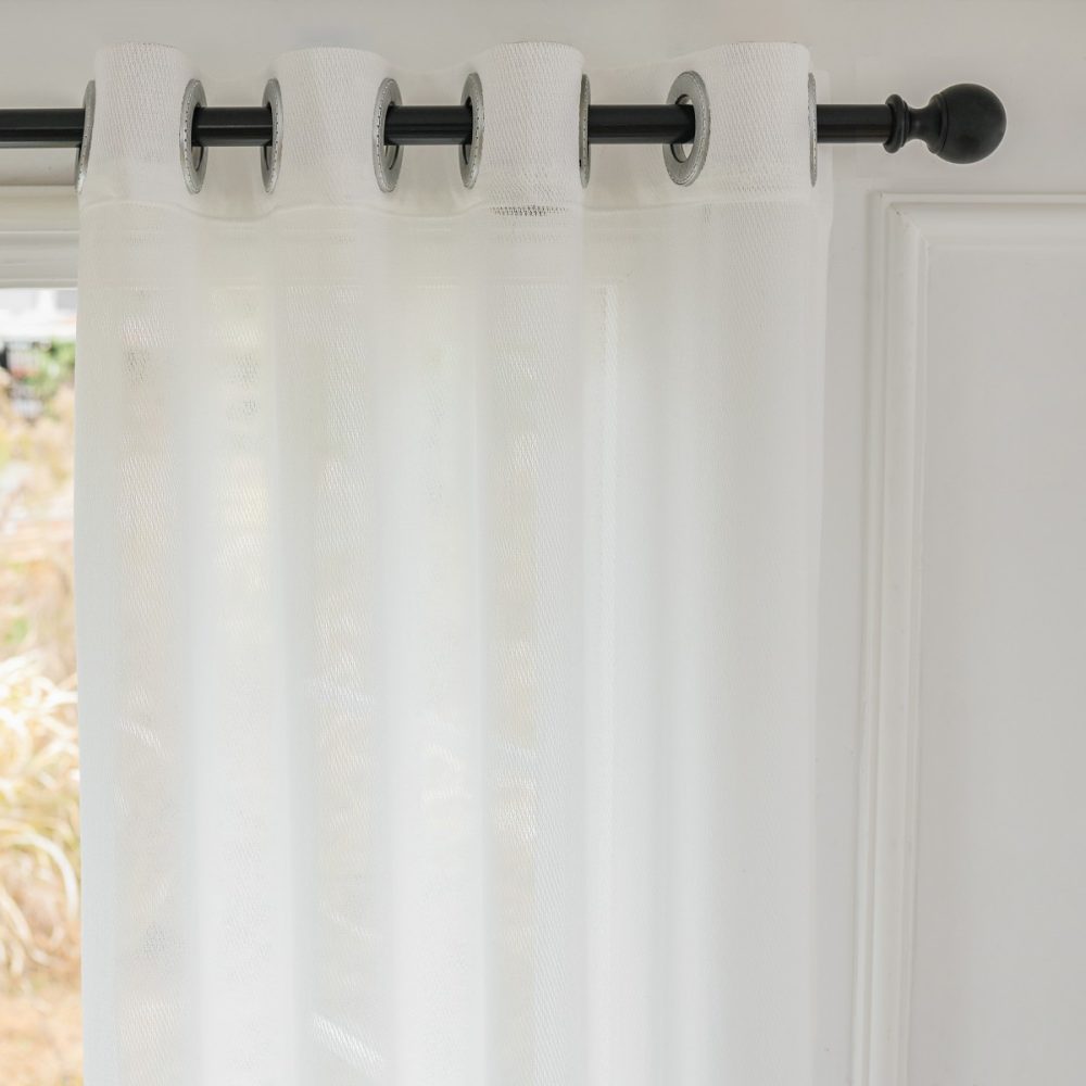 Chiara Soft Cashmere Twill Custom Sheer Curtains