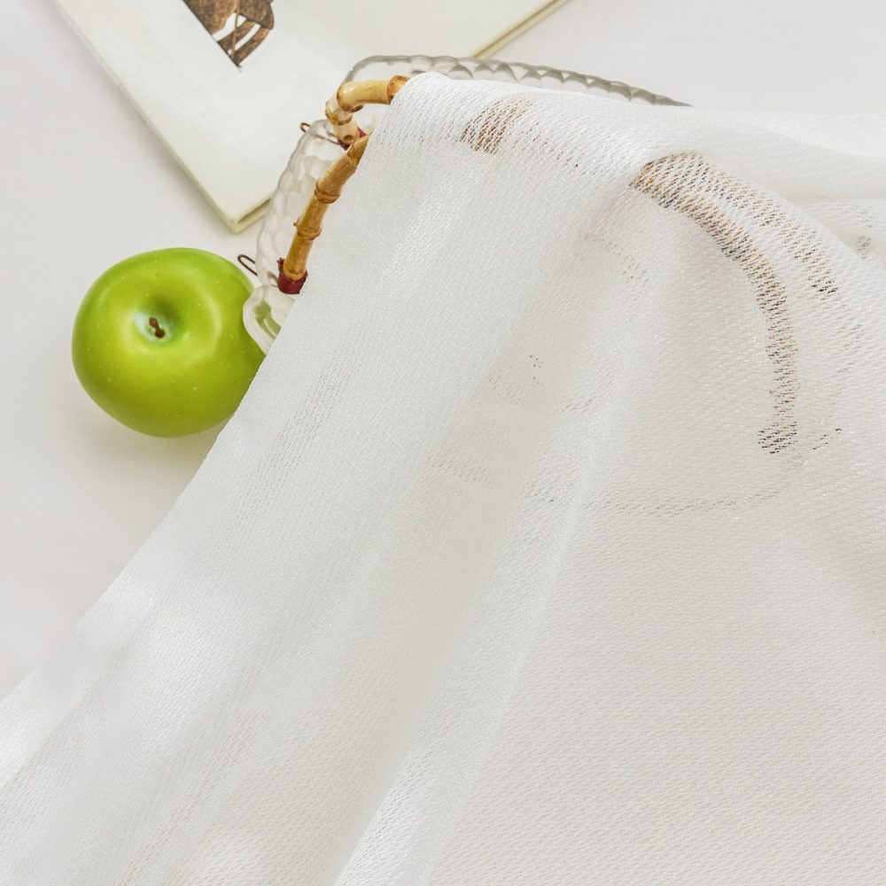 Chiara Soft Cashmere Twill Custom Sheer Curtains