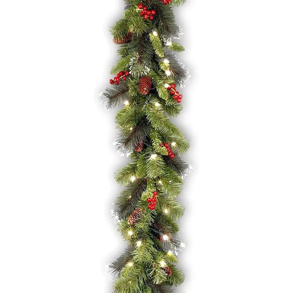 Christmas Wreath Xmas Tree Garland Decorations-3