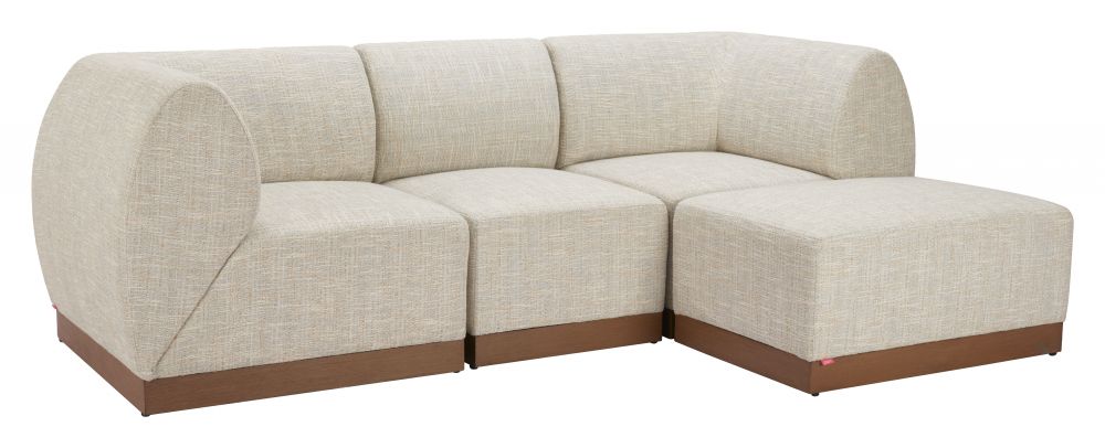 Christy Fabric Outdoor Armless Chair