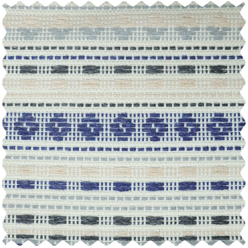 Coral Bohemian Style Jacquard Striped Curtains