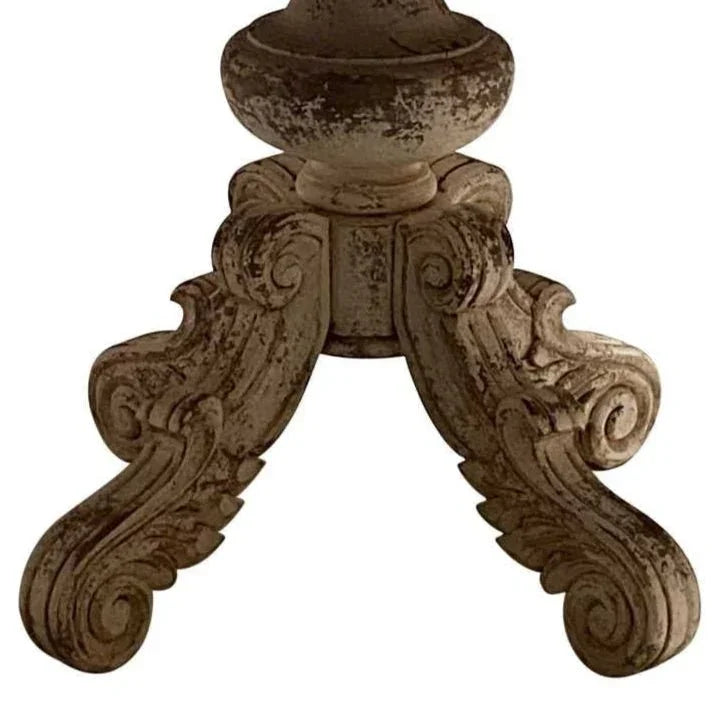 Cristina Wooden Round Accent Table