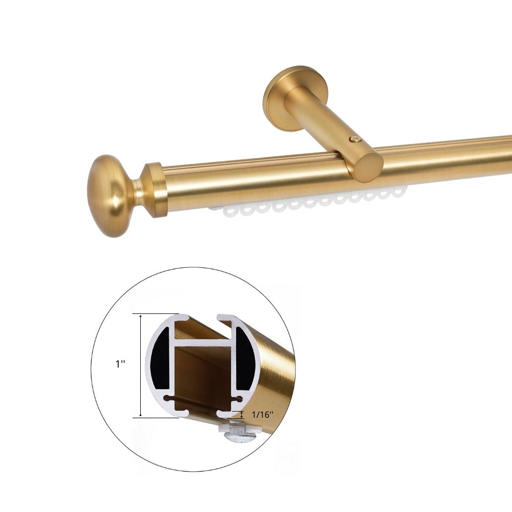 Zoe Custom Traverse Curtain Rod