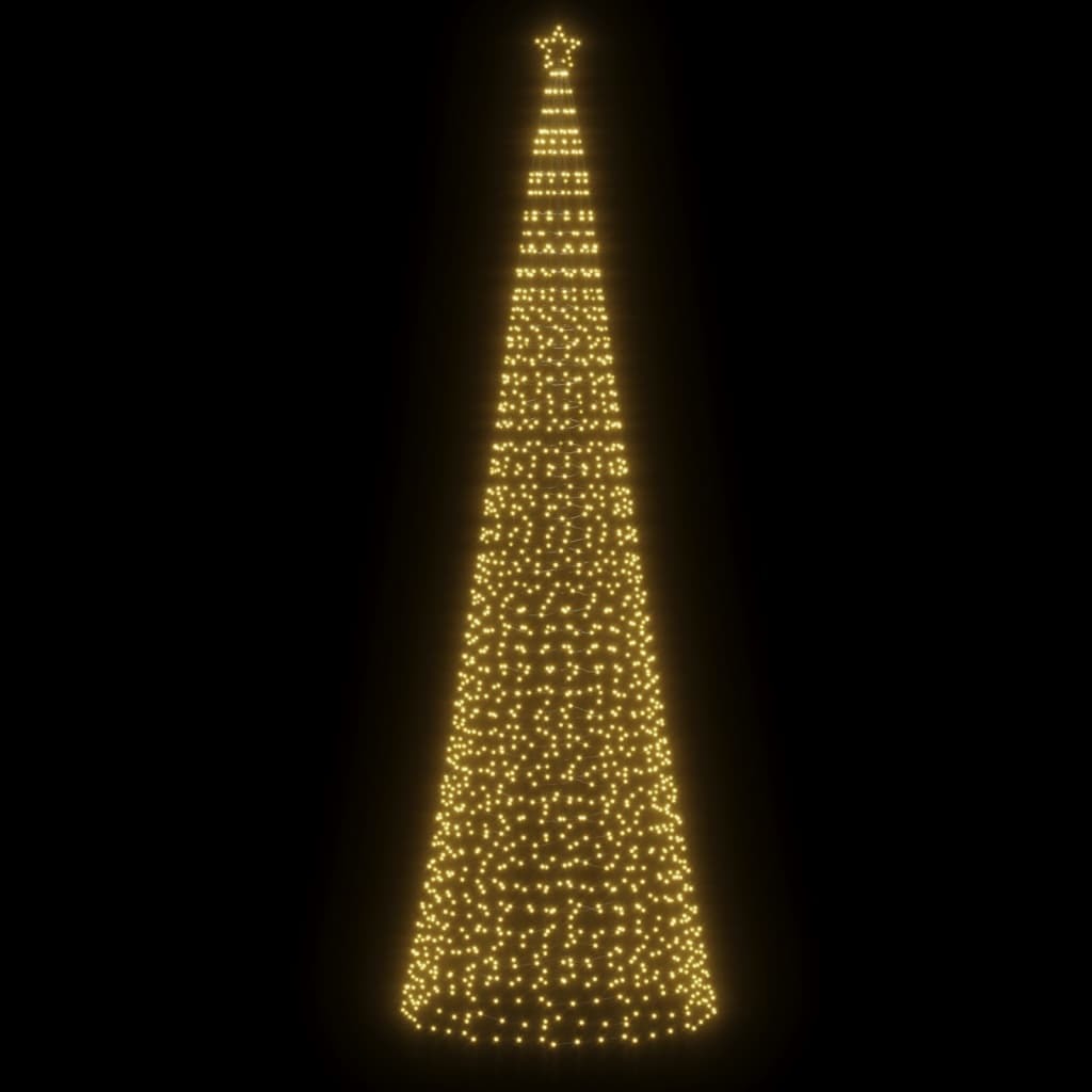 16.4Ft Outdoor Christmas Tree Light with Spikes 1554 LEDs-4