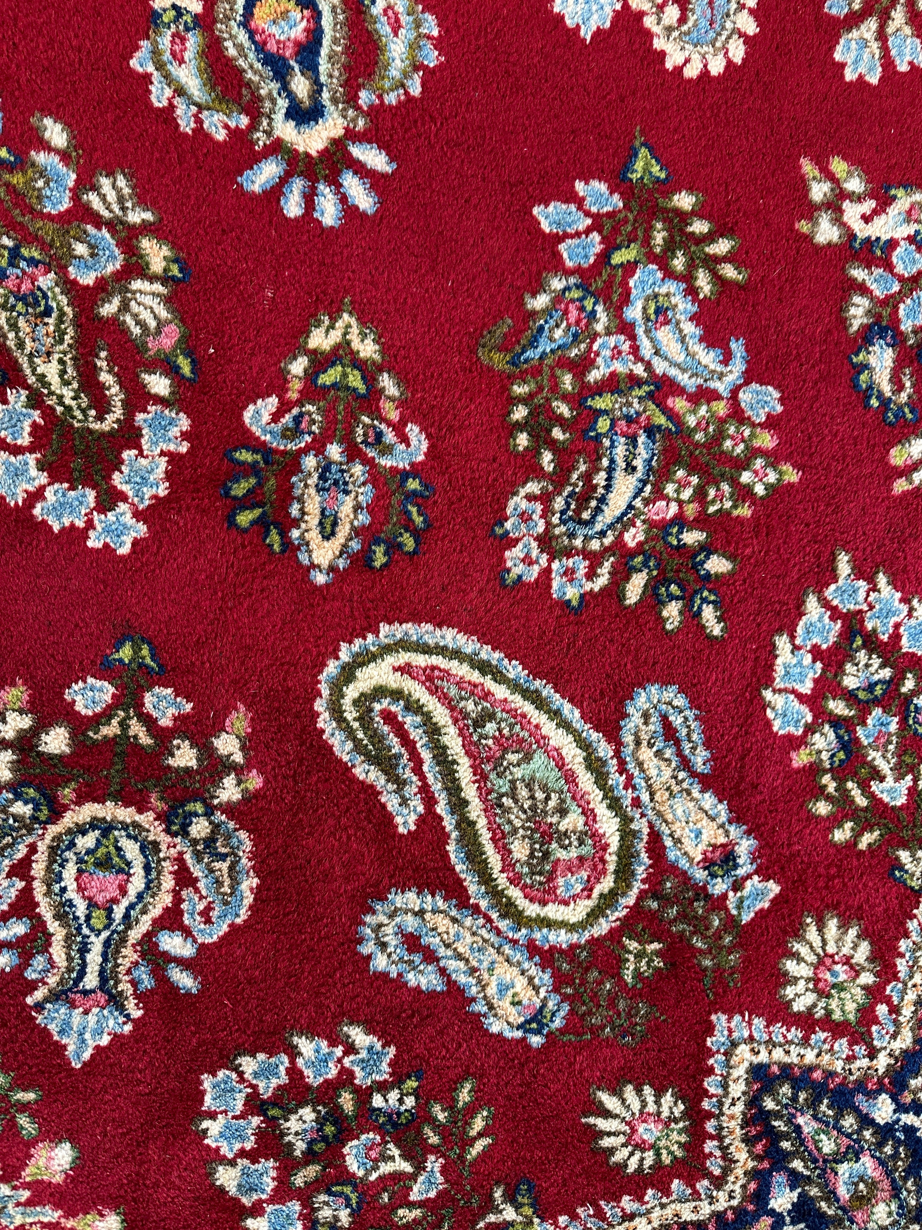 Vintage Kirman Persian Rug | 9’9” x 14’ | Thick Full-Pile Wool | Circa 1960 | K2029