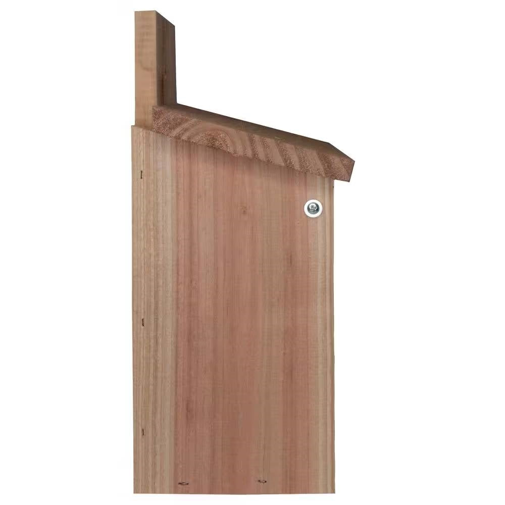 Cedar Birdhouse for Blue Birds with Easy Open Front Panel-1