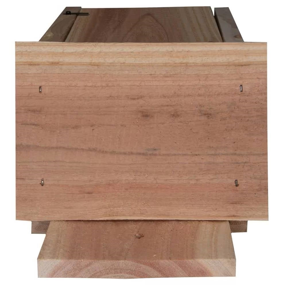 Cedar Birdhouse for Blue Birds with Easy Open Front Panel-2