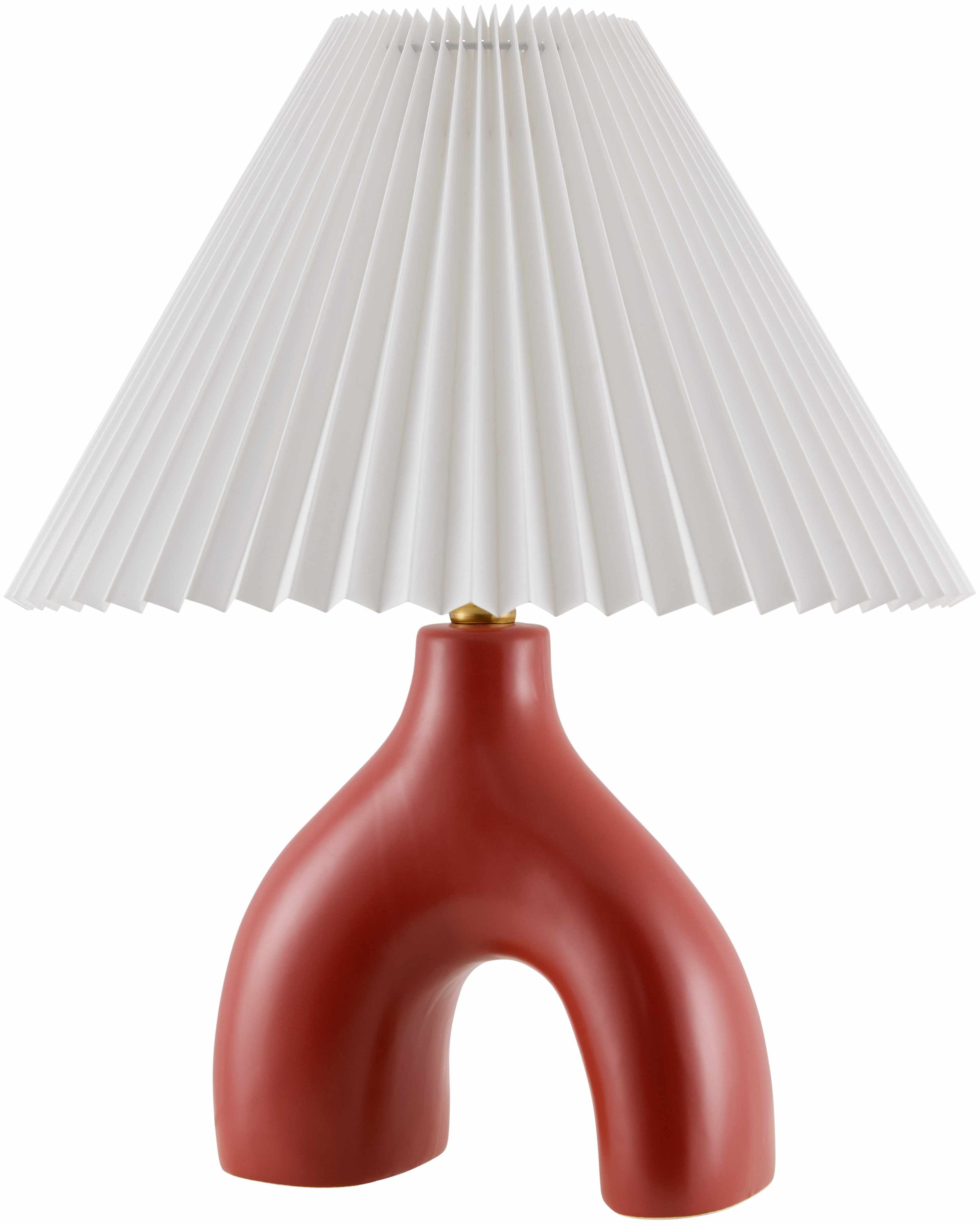 Ottenhofen Dark Red Table Lamp-1