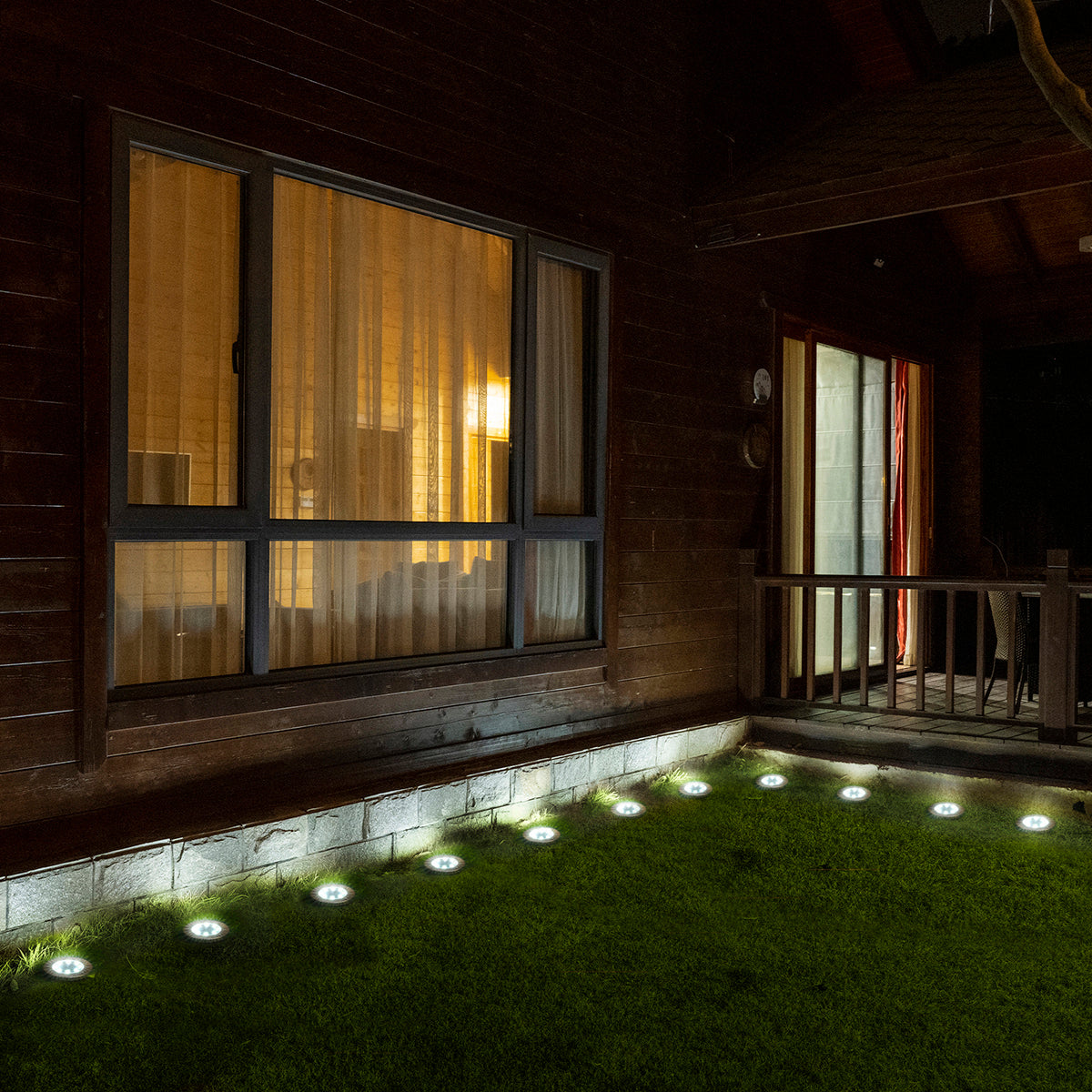 Gigalumi Solar Ground Lights Set (12 Pack)-2