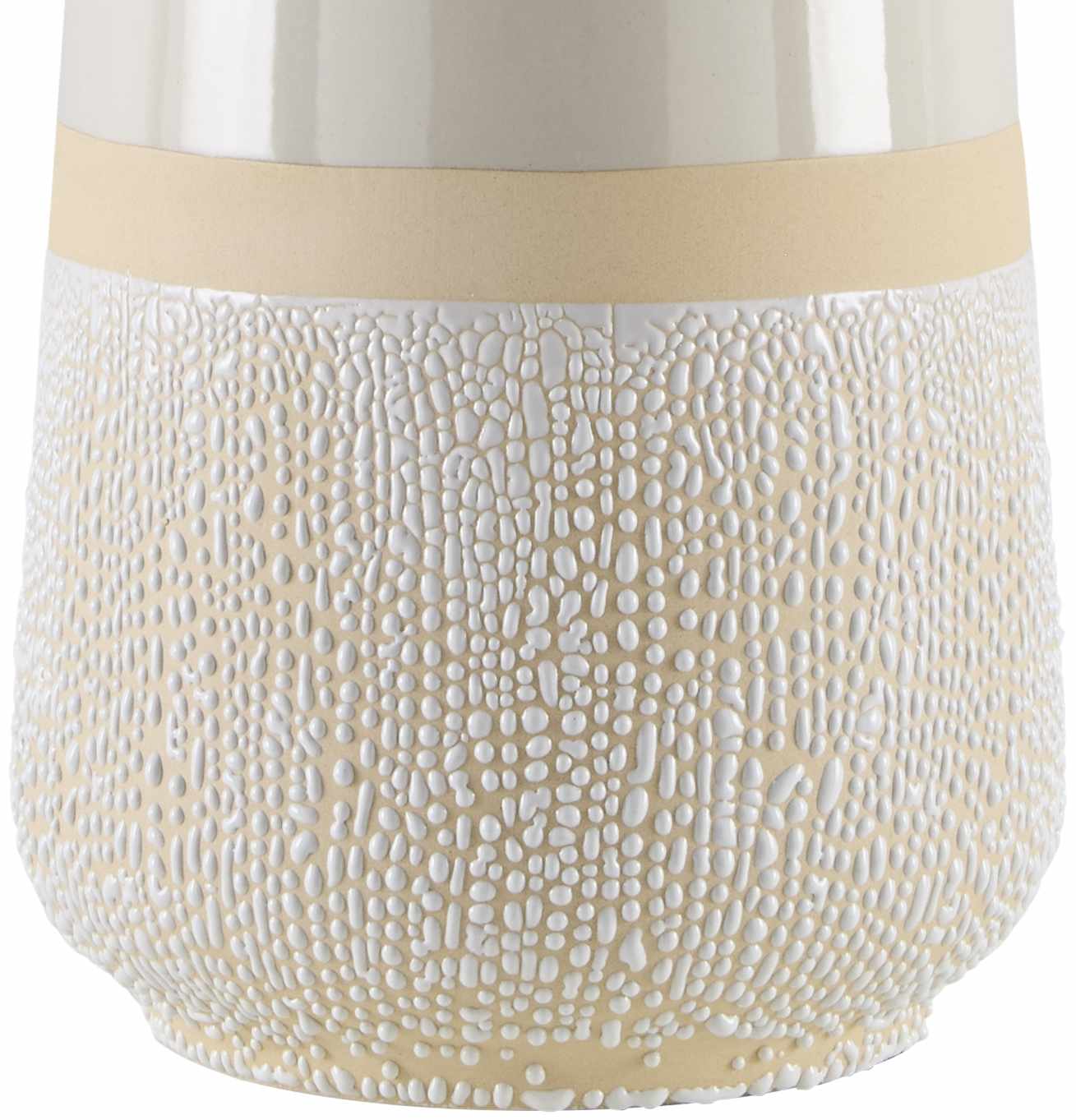 Light Gray Bohemian Table Lamp with global details for bedside or console tables-3