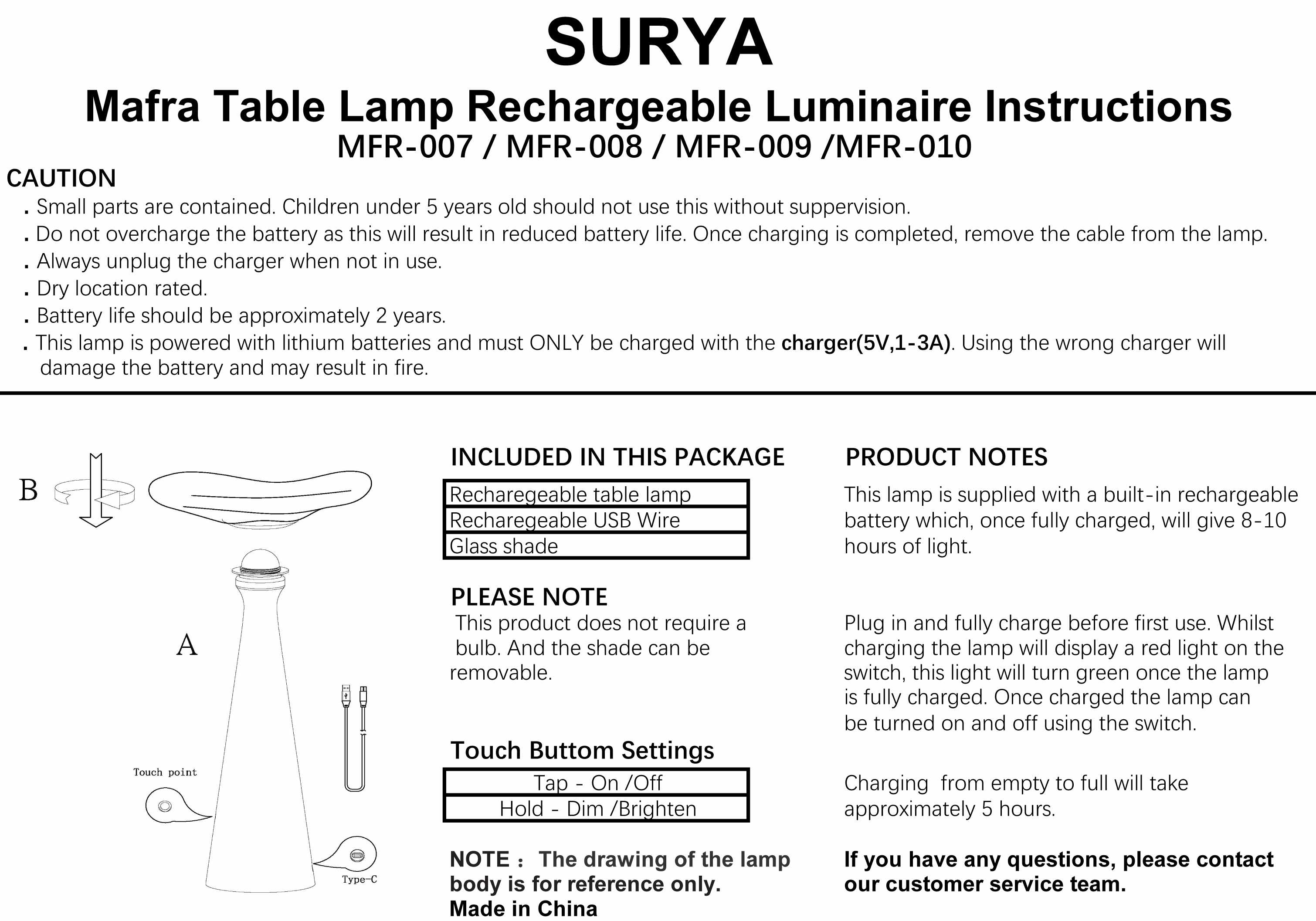 Dinteloord White Table Lamp-1