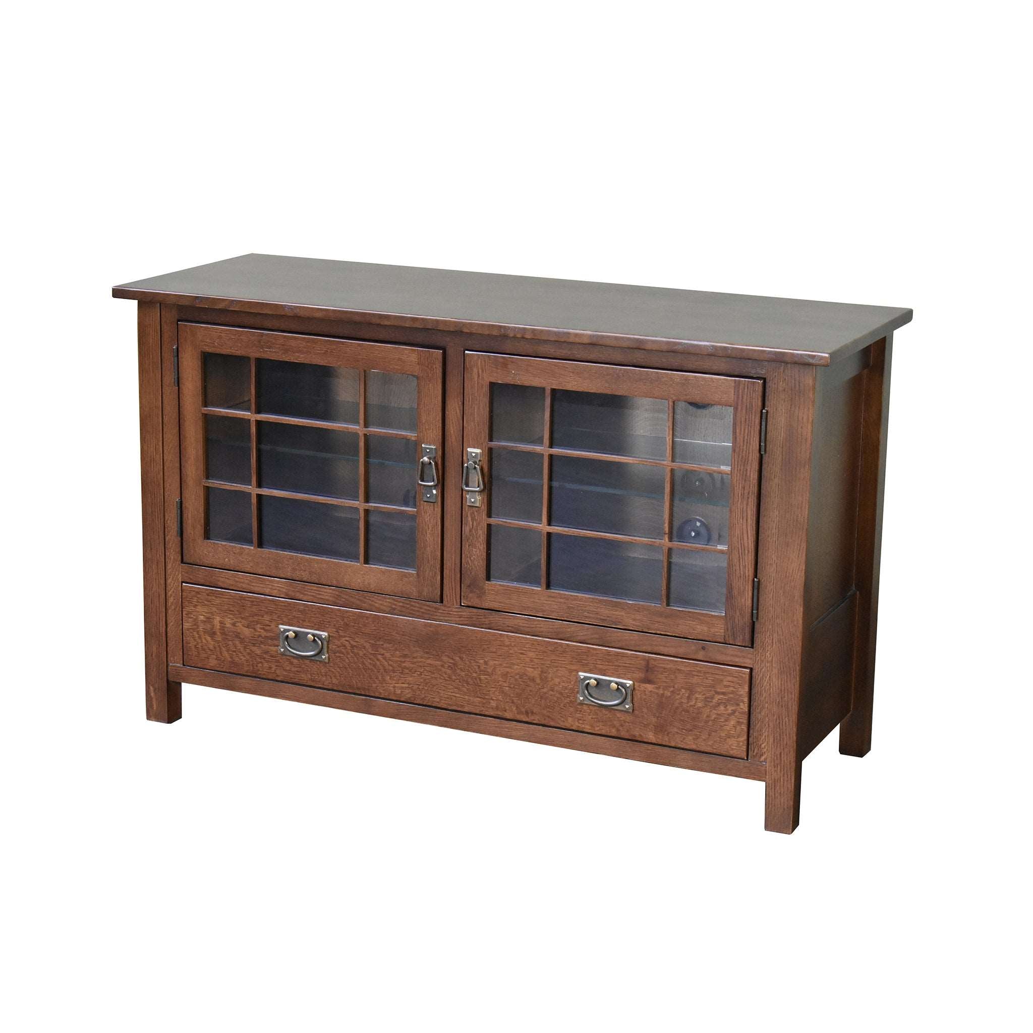 Mission Quarter Sawn Oak 48" TV Stand - Walnut