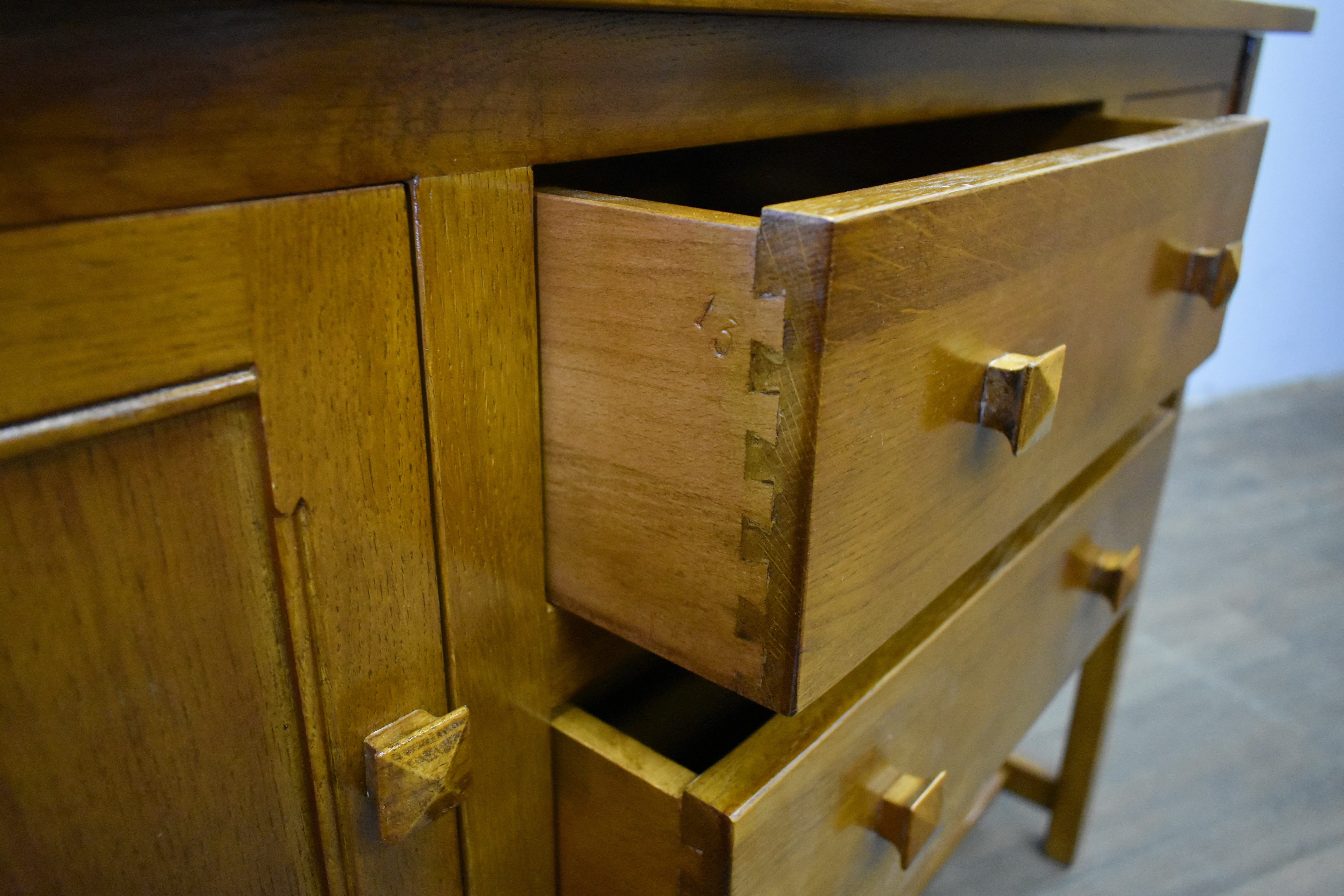 Mission 2 Door, 2 Drawer Console Table - Michael's Cherry - 52"