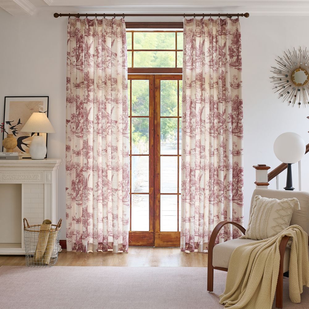 Daphne French Country Style Toile Curtains