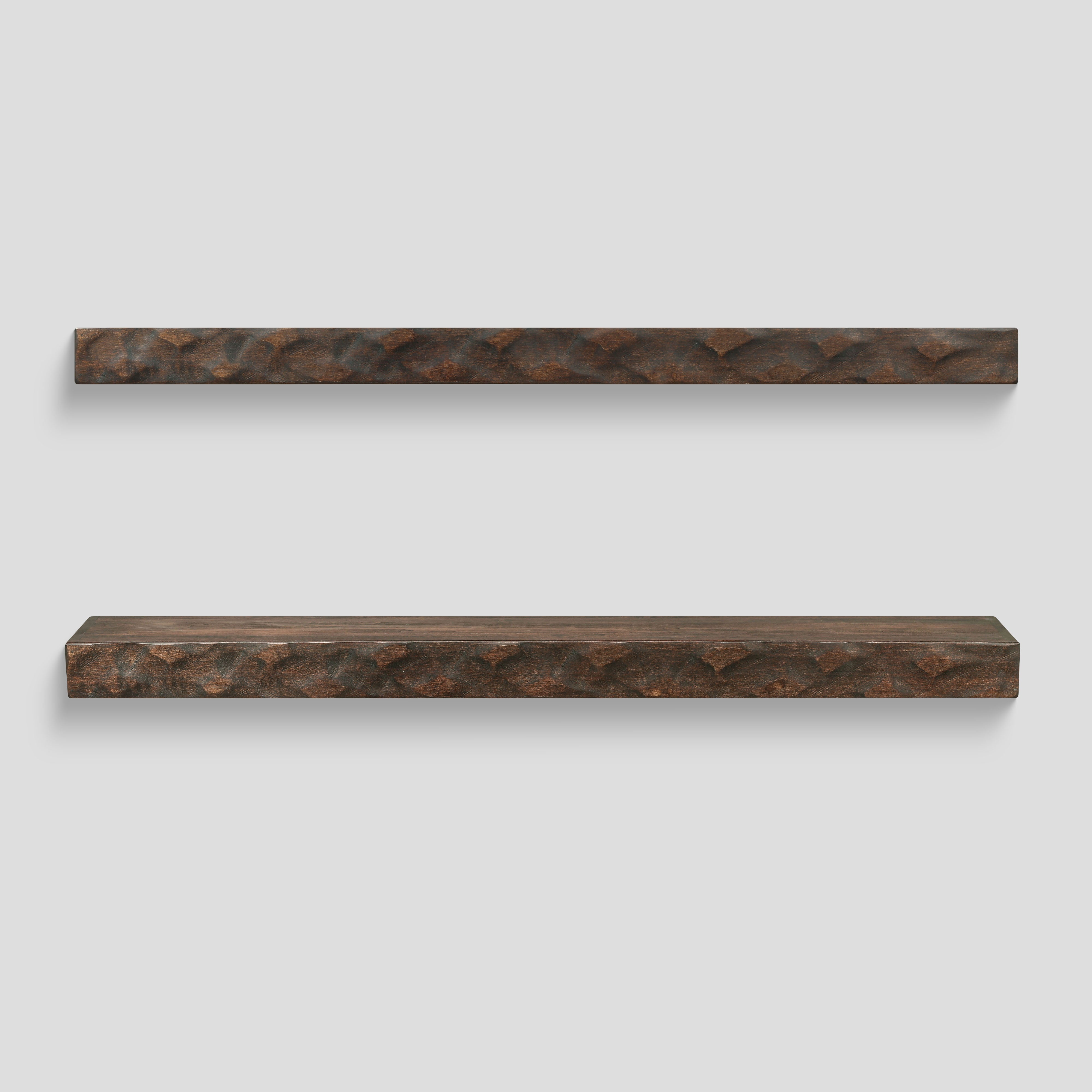 Hewn Floating Kitchen Shelf – Real Wood