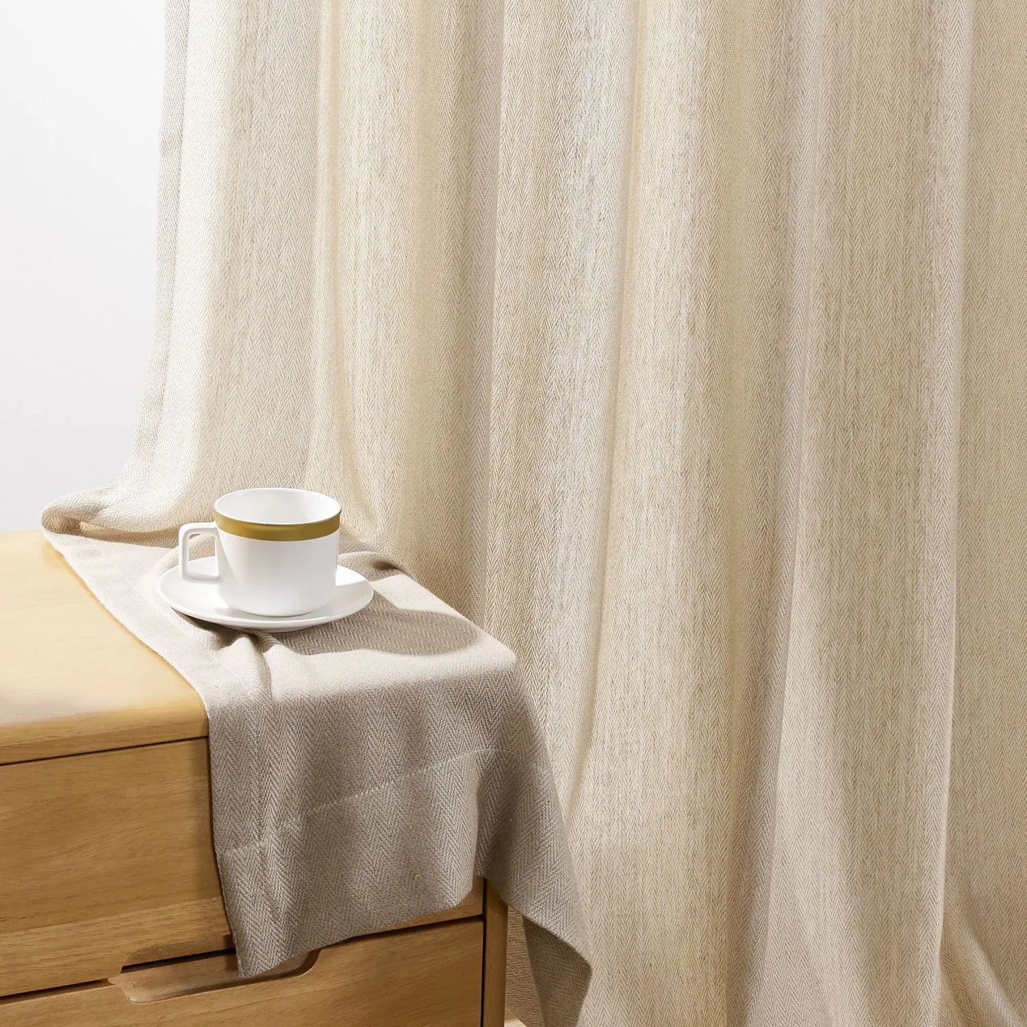 Darya Soft Semi Sheer Curtains