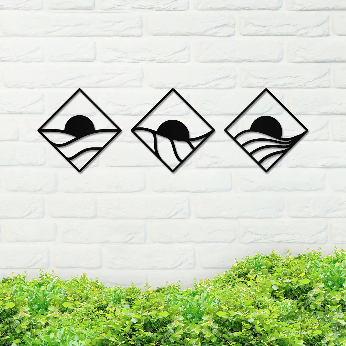 Sunrise Tryptic in Diamonds Sign-1