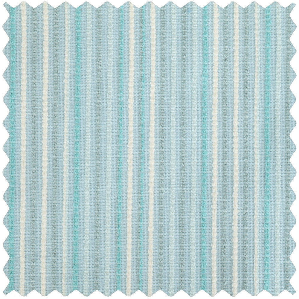 Dolly Coastal Soft Textured Striped Curtains