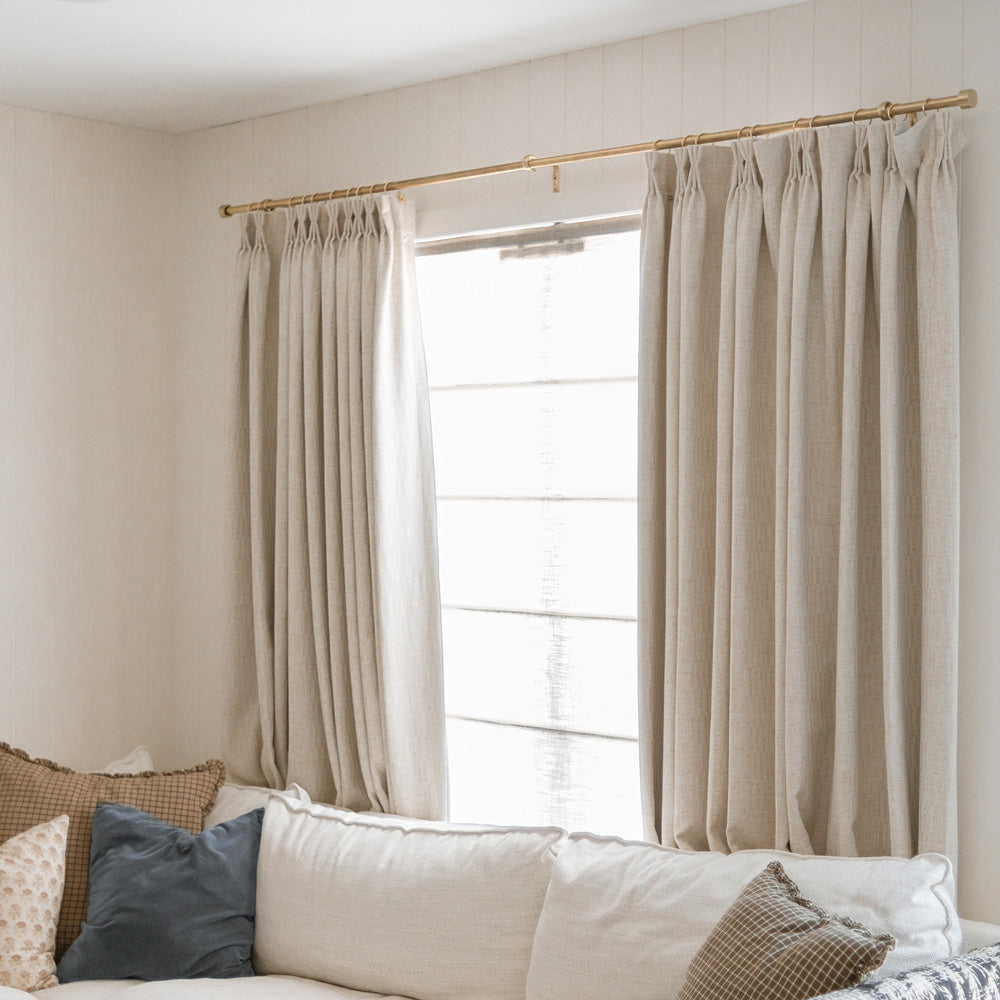 Doris Bamboo Textured Linen Curtains