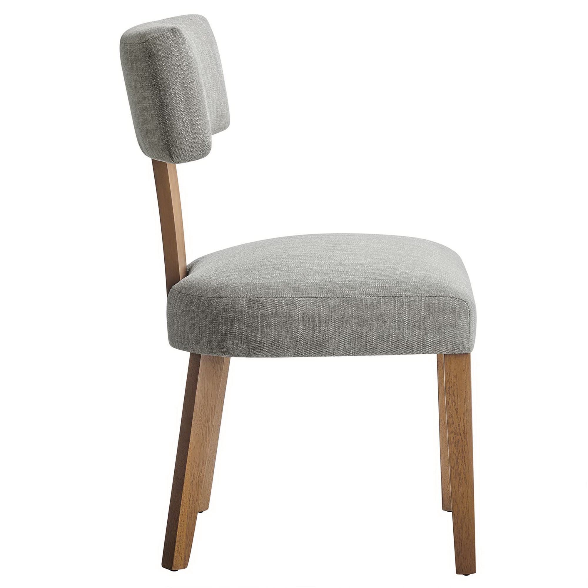 Nalani Fabric Upholstered Dining Chairs Set of 2 by Modway