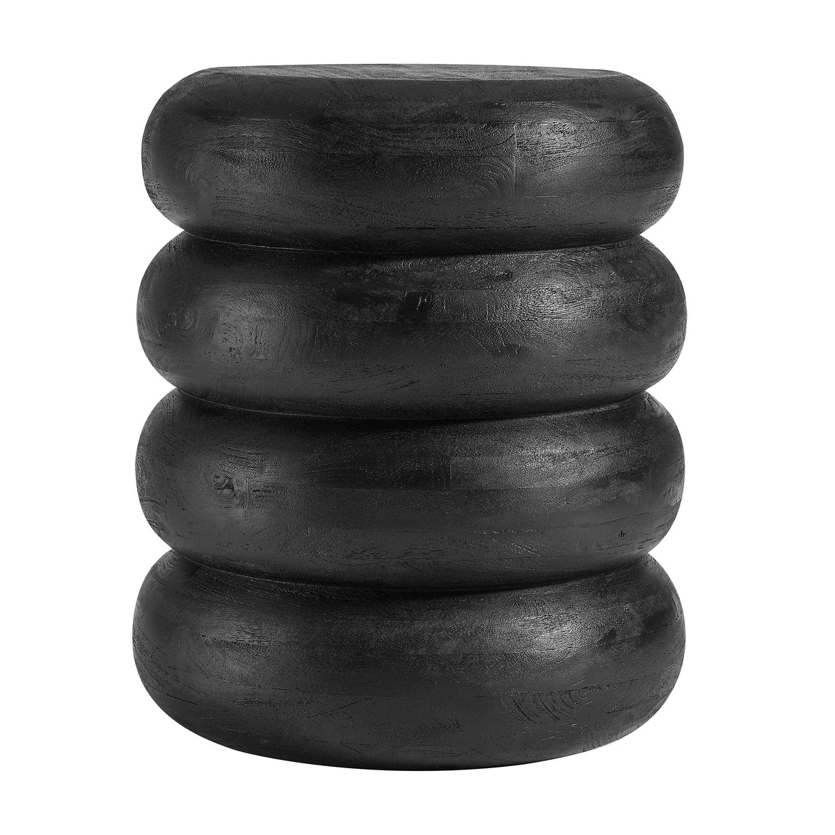 Ellery Round Stacked Wood Side Table by Modway