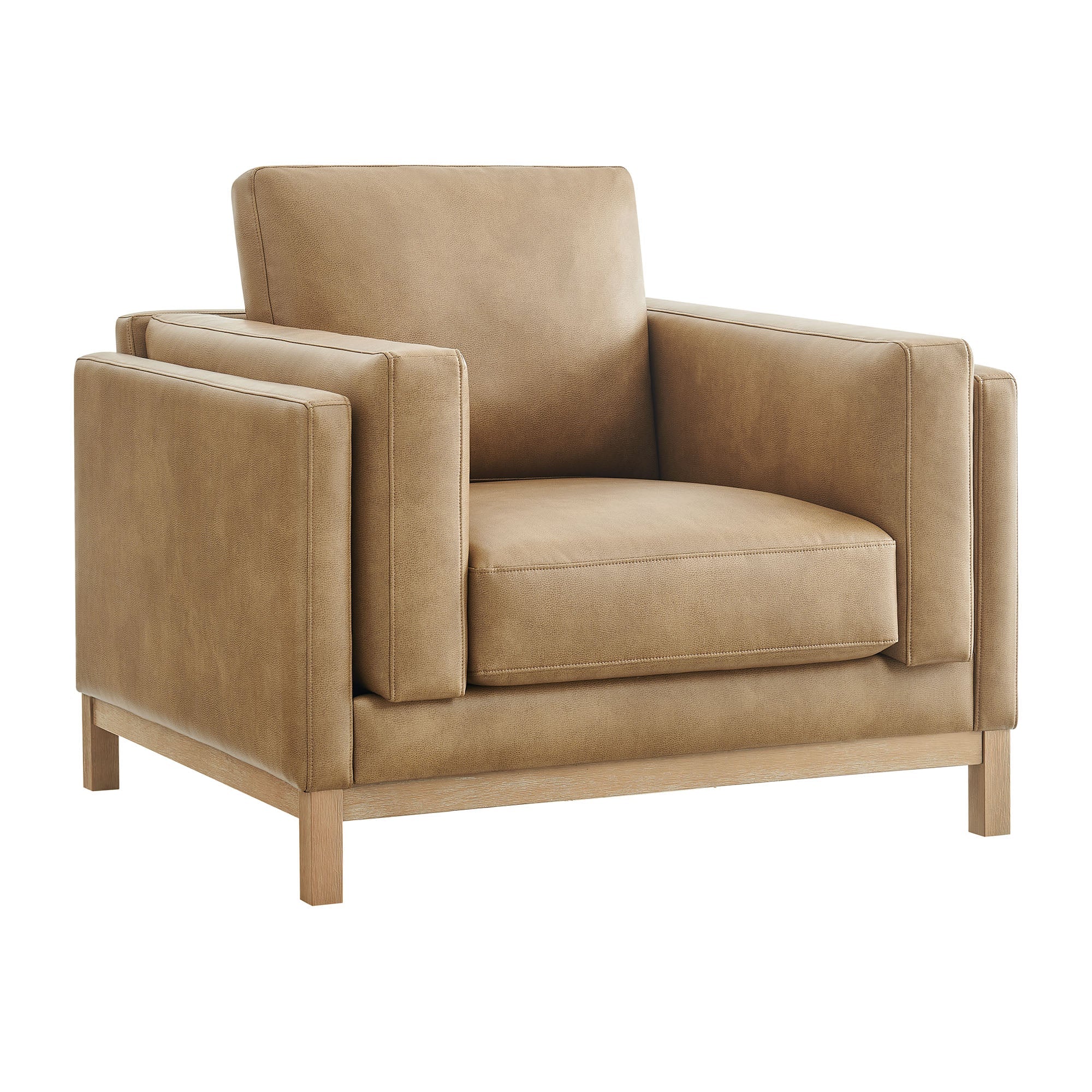 Roscoe Vegan Leather Armchair by Modway