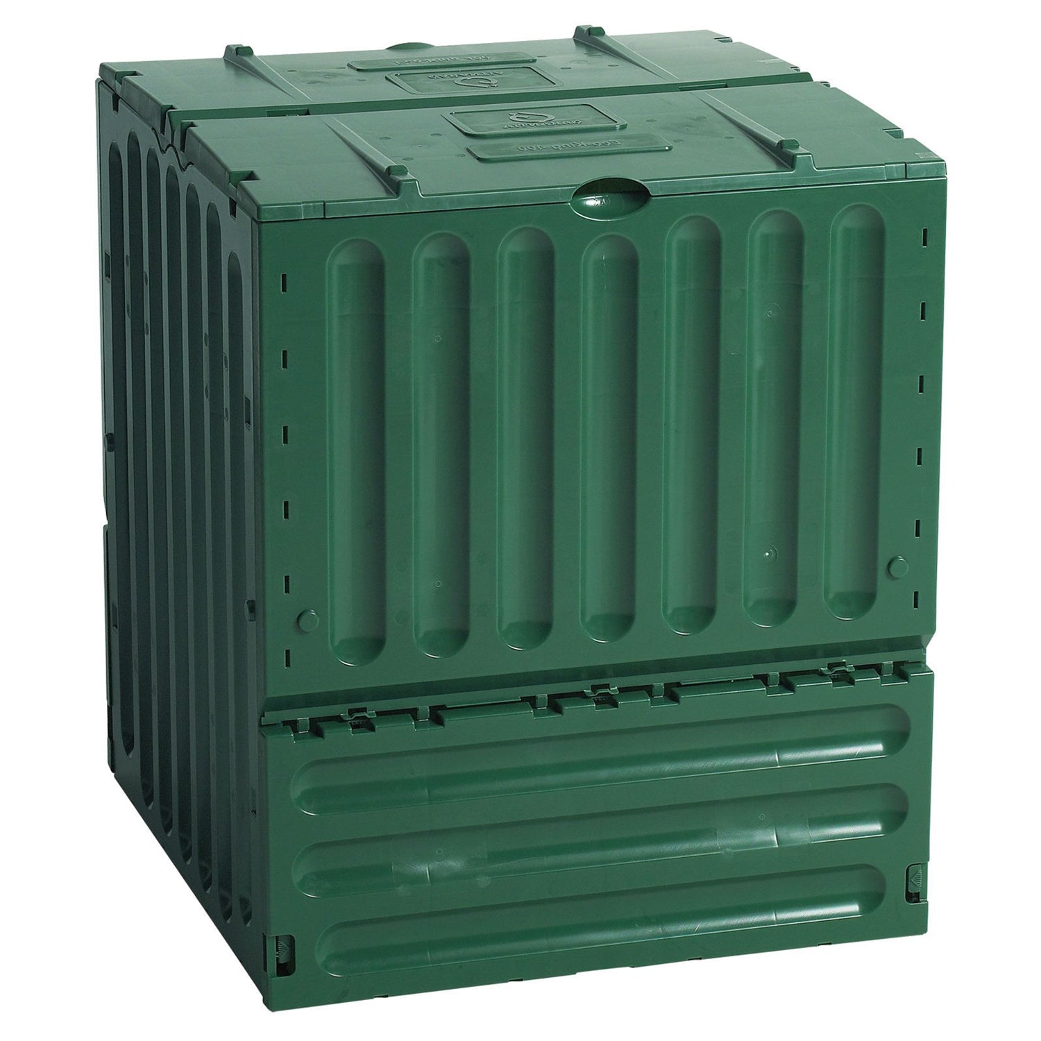 Outdoor Composting 110-Gallon Composter Recycle Plastic Compost Bin - Green-2