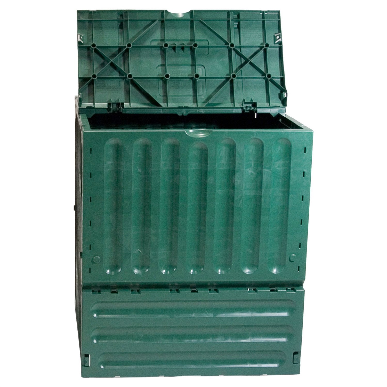 Outdoor Composting 110-Gallon Composter Recycle Plastic Compost Bin - Green-3