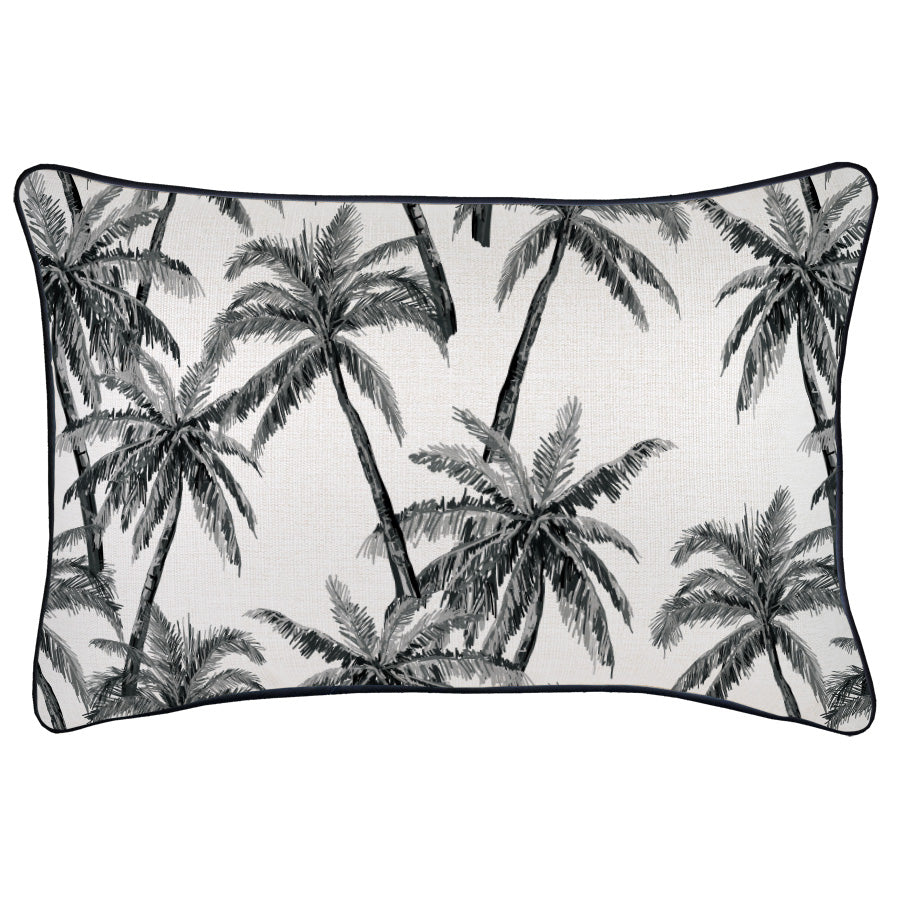 Cushion Cover-With Black Piping-Castaway-35cm x 50cm-0