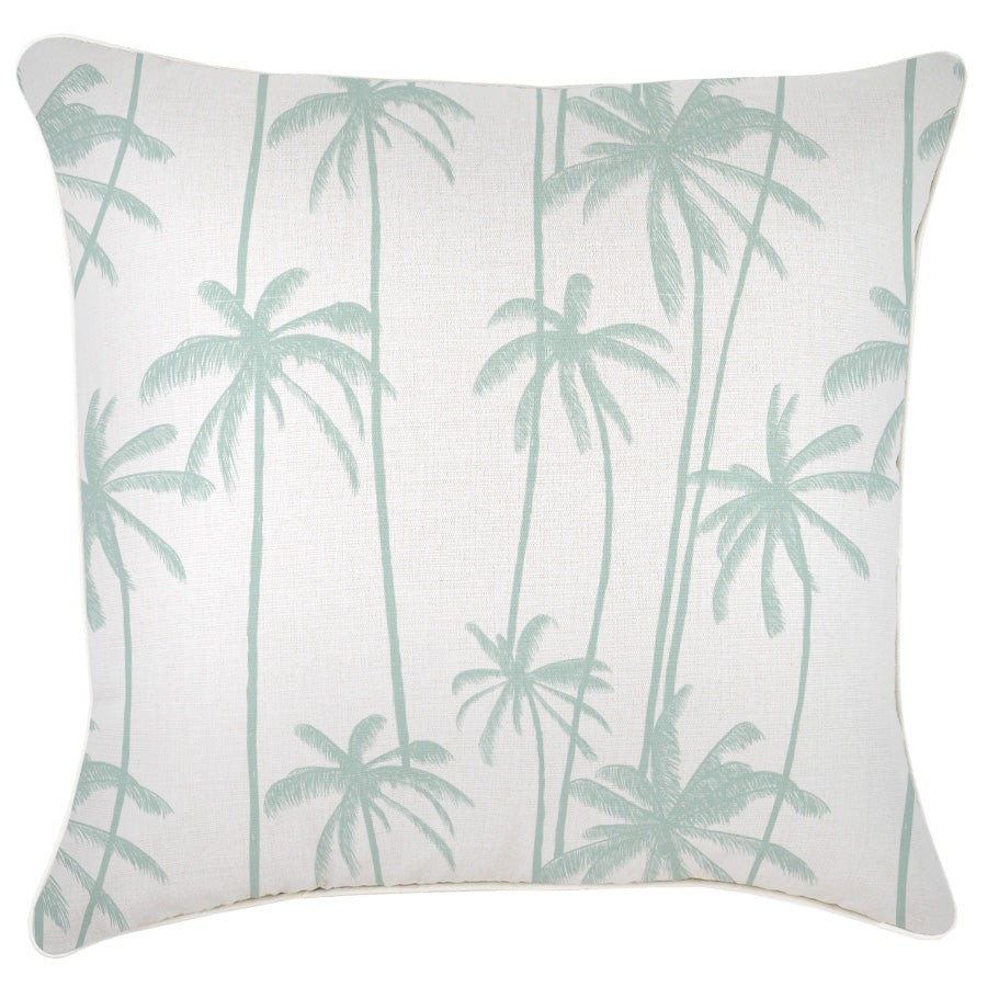 Cushion Cover-With Piping-Tall Palms Mint-60cm x 60cm-0