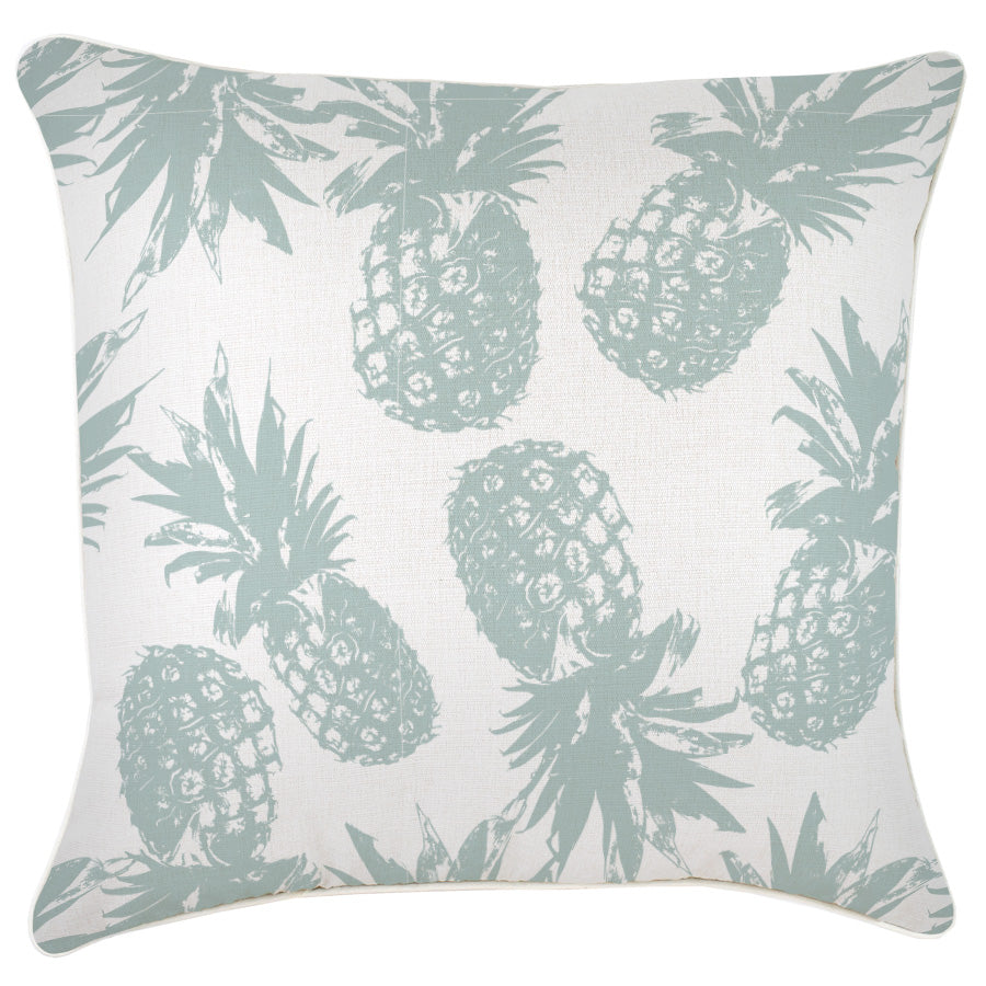 Cushion Cover-With Piping-Pineapples Seafoam-60cm x 60cm-0