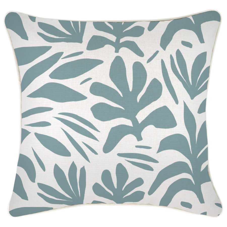 Cushion Cover-With Piping-Tahiti Blue-45cm x 45cm-0