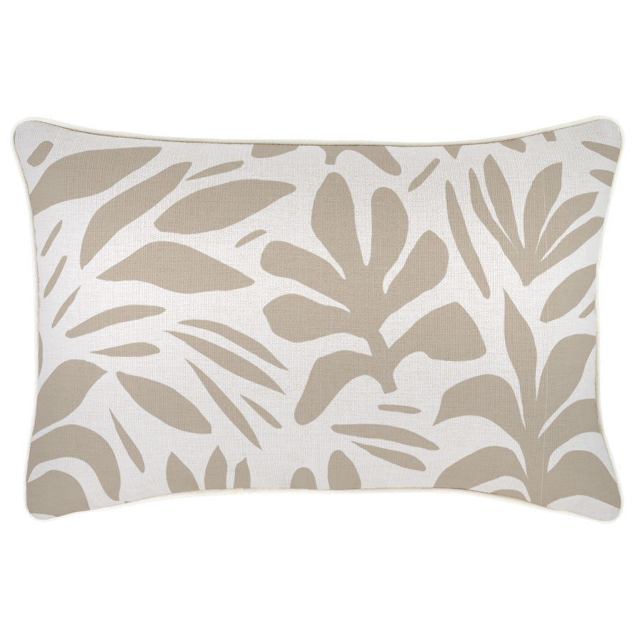 Cushion Cover-With Piping-Tahiti Beige-35cm x 50cm-0