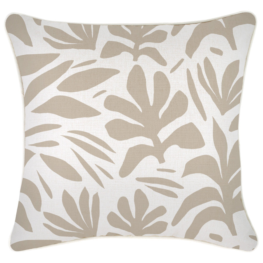 Cushion Cover-With Piping-Tahiti Beige-45cm x 45cm-0