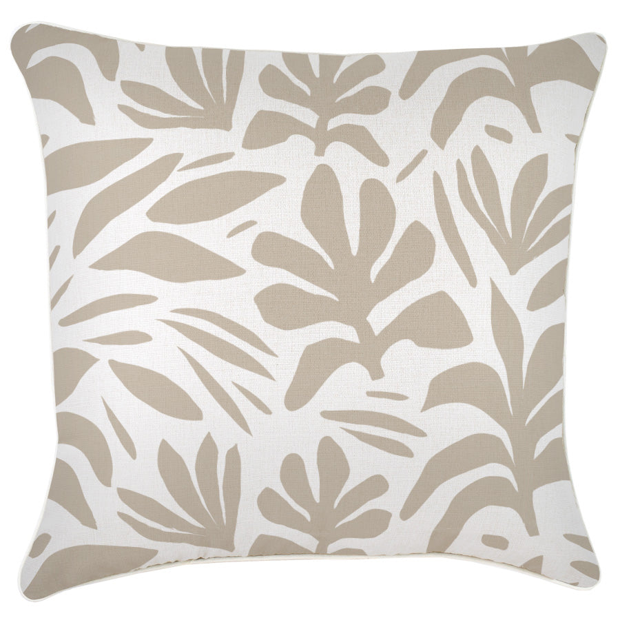 Cushion Cover-With Piping-Tahiti Beige-60cm x 60cm-0