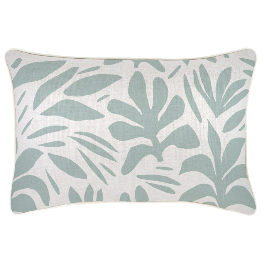 Cushion Cover-With Piping-Tahiti Seafoam-35cm x 50cm-0