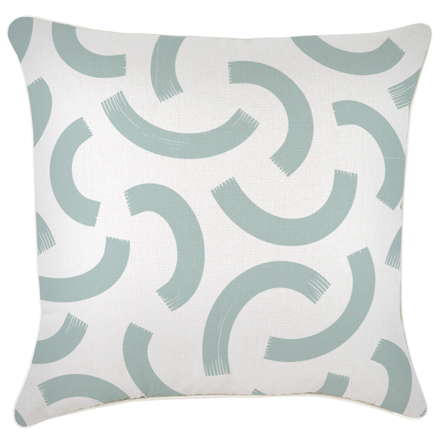 Cushion Cover-With Piping-Muse Seafoam-60cm x 60cm-0