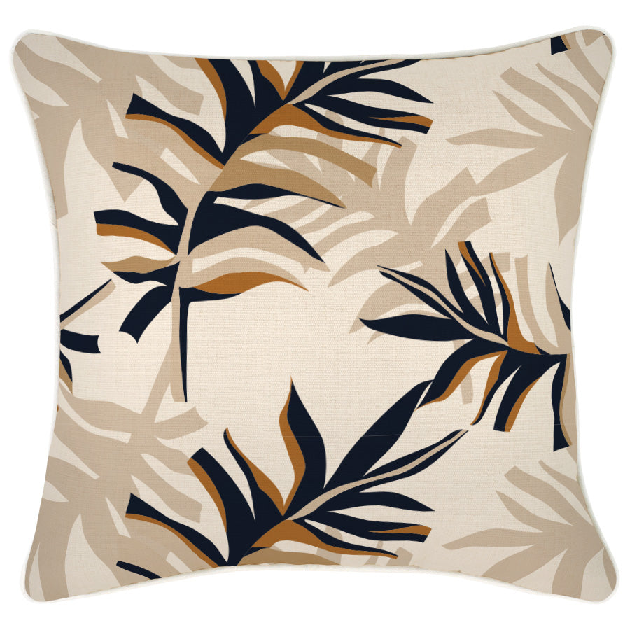 Cushion Cover-With Piping-Alfresco Beige-45cm x 45cm-0