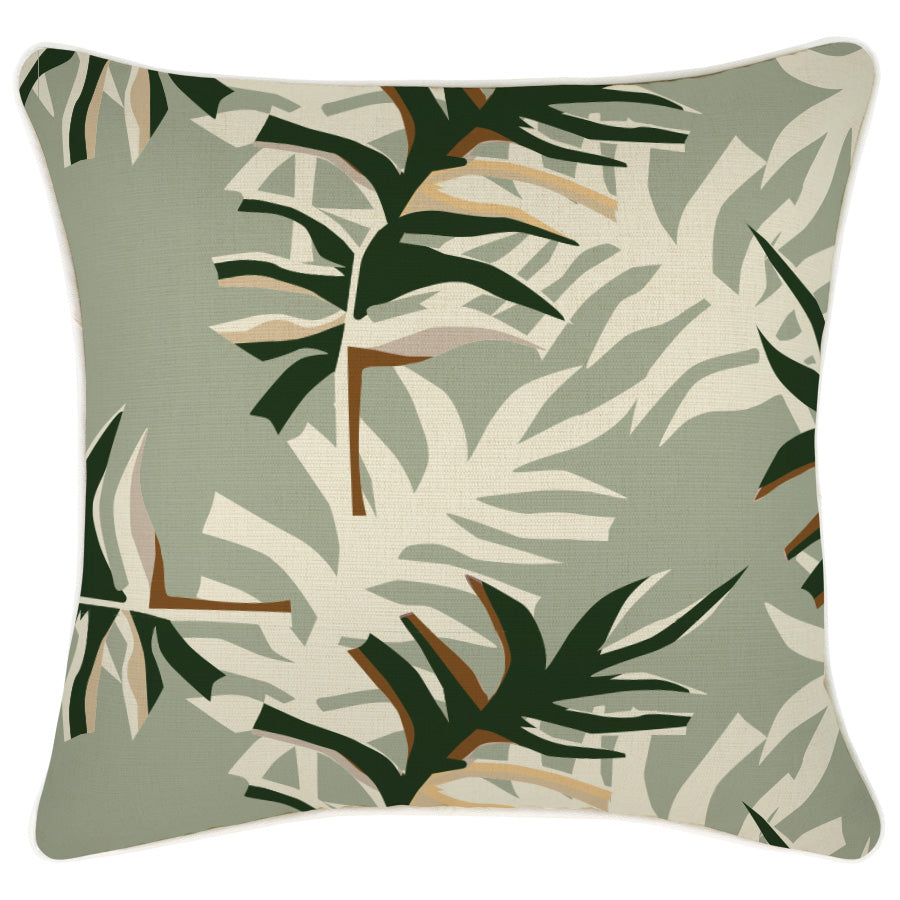 Cushion Cover-With Piping-Alfresco Sage-45cm x 45cm-0