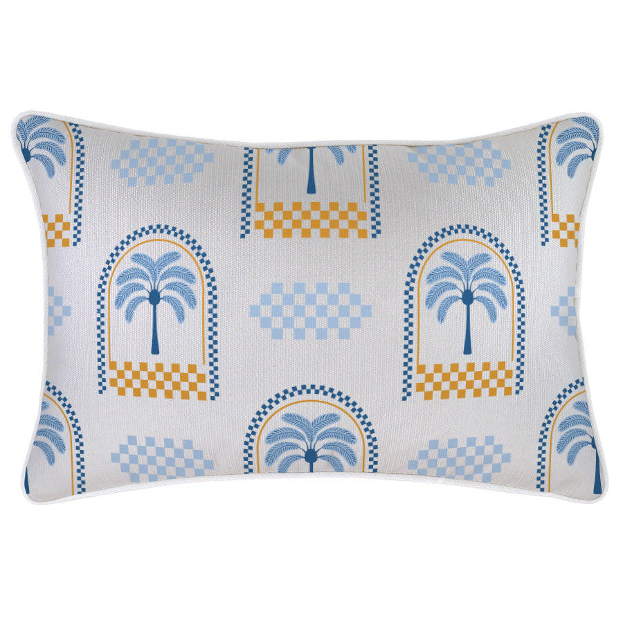 Cushion Cover-With Piping-Marrakech White-35cm x 50cm-0