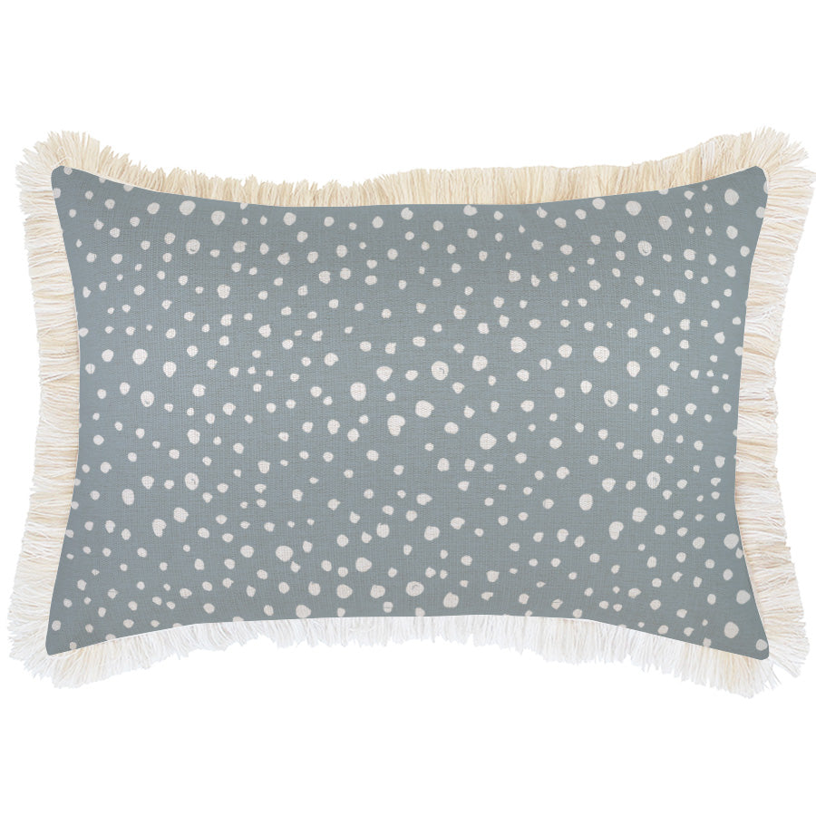 Cushion Cover-Coastal Fringe-Lunar Smoke-35cm x 50cm-0