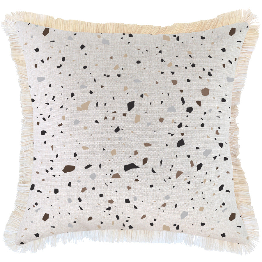 Cushion Cover-Coastal Fringe-Terrazzo-60cm x 60cm-0